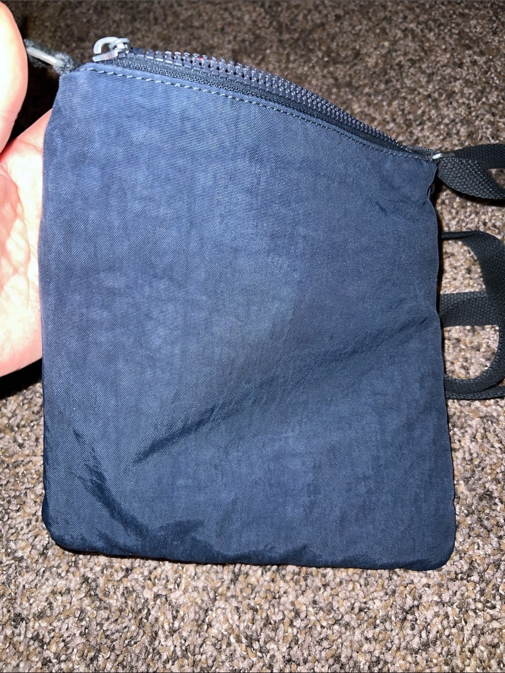 Kipling Black Lightweight Crossbody Bag with Front Zips - Picture 4 of 11